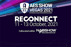 AES 2021 in Las Vegas. Official Logo.