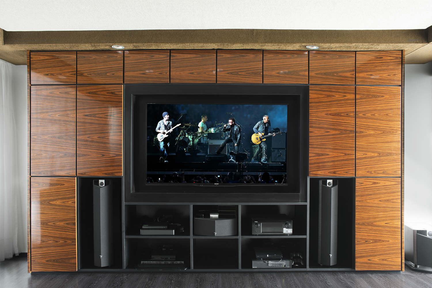Casa Fontela in Buenos Aires, Argentina designed by WSDG. Home Theater