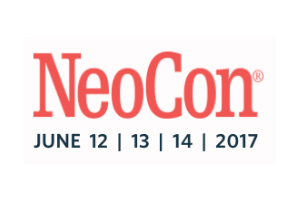 NeoCon 2017 Logo at The Mart, Chicago, IL