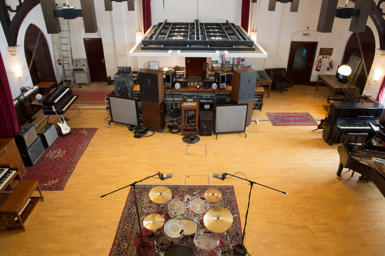 The Church Studios - Paul Epworth, London. Integrated Live and Control Room designed by WSDG